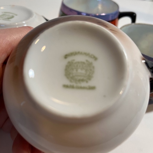 Japan Lusterware Vintage Cups. Set of 5 - Picture 11 of 12